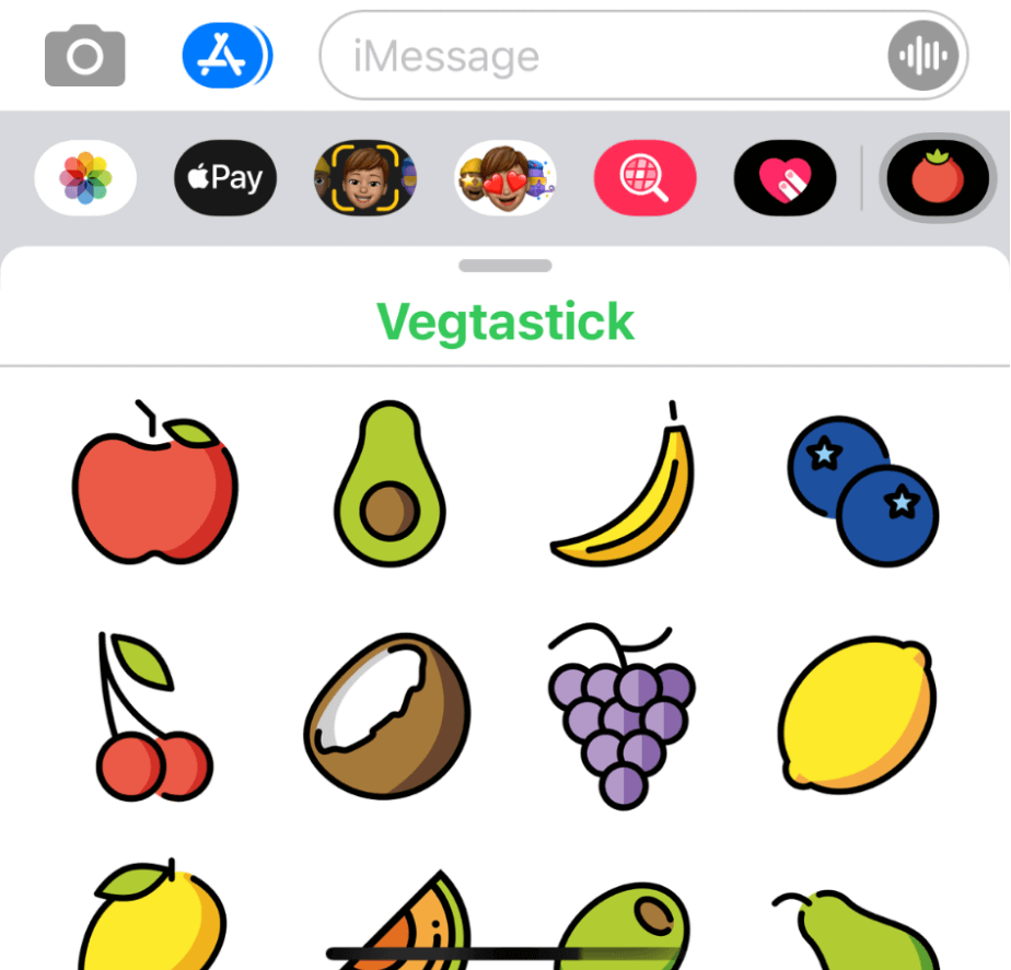 iOS Message App Expanded